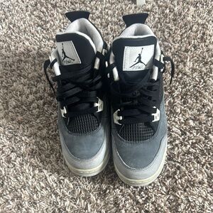 Kids Black and Gray Sneakers